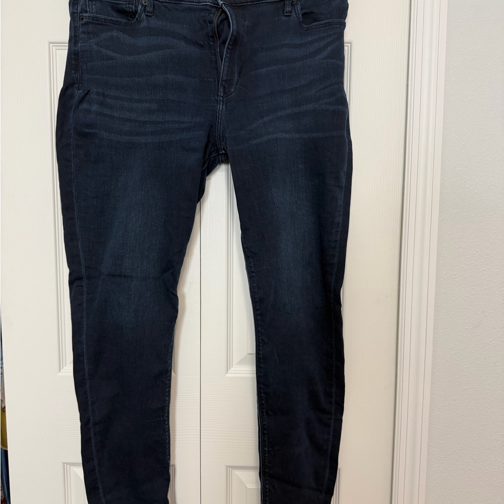 Express Dark Blue Women's Skinny Jeans